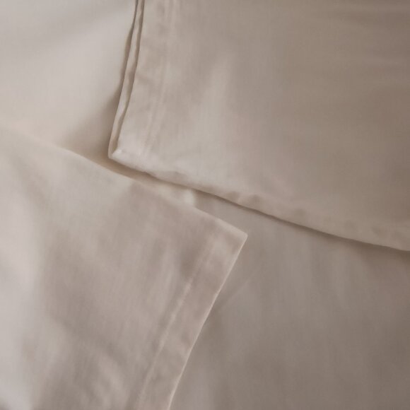 2 - Talbots Scalloped Neck Tops - 1 Ivory and 1 White - Size XLP - Picture 6 of 9